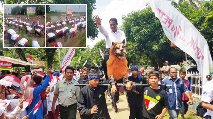 Mentan Naik Sisingaan di Pandeglang Awali Musim Tanam Oktober - Maret